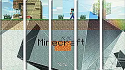 Модульная картина - Minecraft Модульная картина - Minecraft