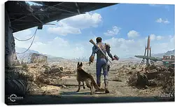 Постер на подрамнике - Fallout 4 Постер на подрамнике - Fallout 4