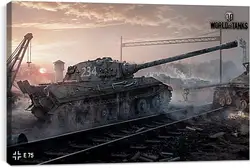 Постер на подрамнике - World Of Tanks Постер на подрамнике - World Of Tanks
