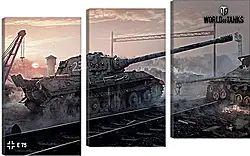 Модульная картина - World Of Tanks Модульная картина - World Of Tanks