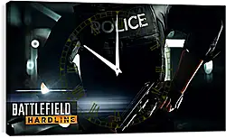Часы картина - Battlefield: Hardline Часы картина - Battlefield: Hardline