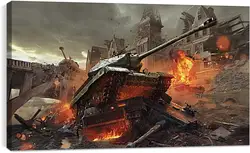 Постер на подрамнике - World Of Tanks Постер на подрамнике - World Of Tanks