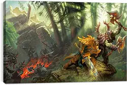 Постер на подрамнике - World Of Warcraft Постер на подрамнике - World Of Warcraft