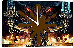 Часы картина - Diablo III Часы картина - Diablo III