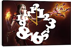 Часы картина - World Of Warcraft Часы картина - World Of Warcraft