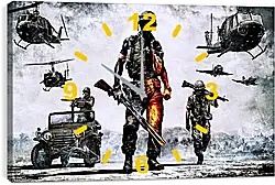 Часы картина - Battlefield: Bad Company 2 Часы картина - Battlefield: Bad Company 2