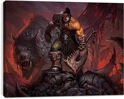 Постер на подрамнике - World Of Warcraft: Warlords Of Draenor Постер на подрамнике - World Of Warcraft: Warlords Of Draenor