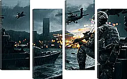 Модульная картина - Battlefield 4 Модульная картина - Battlefield 4