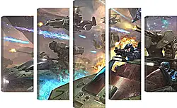 Модульная картина - Halo Модульная картина - Halo