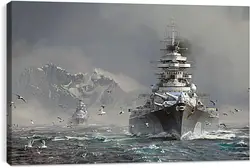 Постер на подрамнике - World Of Warships Постер на подрамнике - World Of Warships