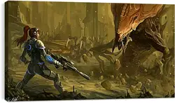 Постер на подрамнике - Starcraft Постер на подрамнике - Starcraft