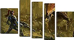 Модульная картина - Starcraft Модульная картина - Starcraft
