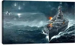 Постер на подрамнике - World Of Warships Постер на подрамнике - World Of Warships