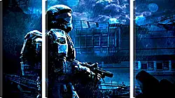 Модульная картина - Halo 3: Odst Модульная картина - Halo 3: Odst
