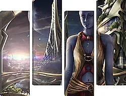 Модульная картина - Mass Effect Модульная картина - Mass Effect