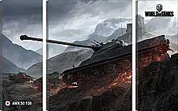 Модульная картина - World Of Tanks Модульная картина - World Of Tanks