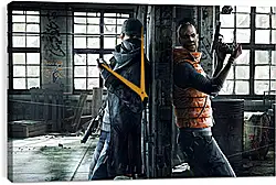 Часы картина - Watch Dogs Часы картина - Watch Dogs
