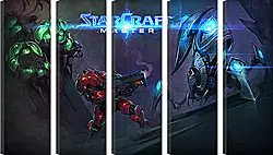 Модульная картина - Starcraft Модульная картина - Starcraft