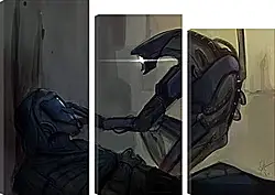 Модульная картина - Mass Effect Модульная картина - Mass Effect