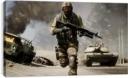 Постер на подрамнике - Battlefield: Bad Company 2 Постер на подрамнике - Battlefield: Bad Company 2