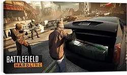 Постер на подрамнике - Battlefield: Hardline Постер на подрамнике - Battlefield: Hardline