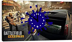 Часы картина - Battlefield: Hardline Часы картина - Battlefield: Hardline