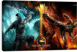Постер на подрамнике - Mortal Kombat Постер на подрамнике - Mortal Kombat