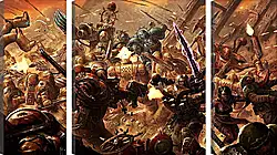 Модульная картина - Warhammer Модульная картина - Warhammer