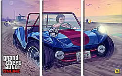 Модульная картина - Grand Theft Auto V Модульная картина - Grand Theft Auto V