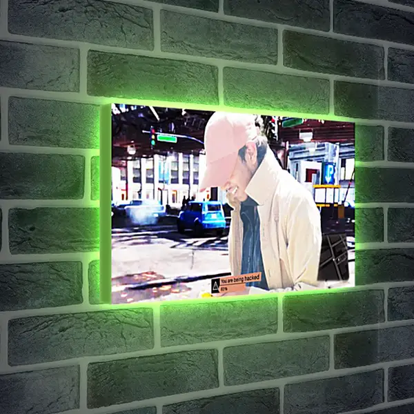 Лайтбокс световая панель - Watch Dogs Лайтбокс световая панель - Watch Dogs
