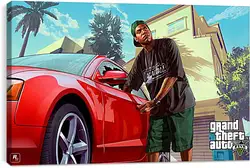 Постер на подрамнике - Grand Theft Auto V Постер на подрамнике - Grand Theft Auto V