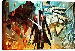Часы картина - Devil May Cry Часы картина - Devil May Cry
