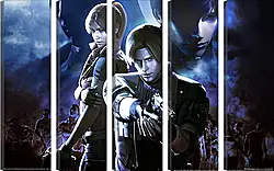 Модульная картина - Resident Evil: Chronicles Модульная картина - Resident Evil: Chronicles