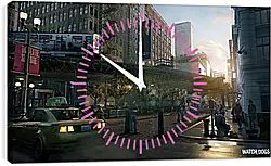 Часы картина - Watch Dogs Часы картина - Watch Dogs