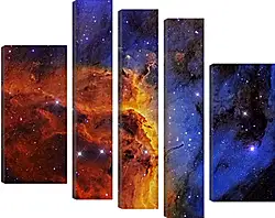 Модульная картина - Зарождение звёзд Модульная картина - Зарождение звёзд