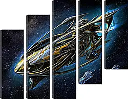 Модульная картина - Starcraft Модульная картина - Starcraft