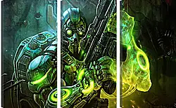 Модульная картина - Starcraft Модульная картина - Starcraft