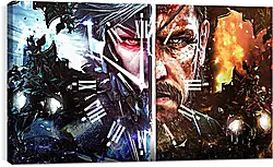 Часы картина - Metal Gear Rising: Revengeance Часы картина - Metal Gear Rising: Revengeance