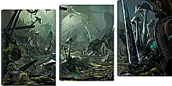 Модульная картина - Star Wars: The Force Unleashed Модульная картина - Star Wars: The Force Unleashed