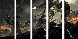Модульная картина - Warhammer 40K Модульная картина - Warhammer 40K