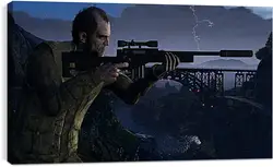 Постер на подрамнике - Grand Theft Auto V Постер на подрамнике - Grand Theft Auto V