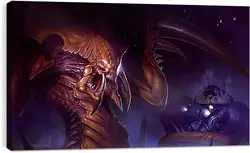 Постер на подрамнике - StarCraft II: Heart Of The Swarm Постер на подрамнике - StarCraft II: Heart Of The Swarm