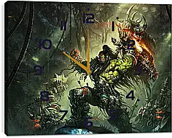 Часы картина - Warcraft Часы картина - Warcraft