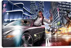Постер на подрамнике - Grand Theft Auto: Ballad Of Gay Tony Постер на подрамнике - Grand Theft Auto: Ballad Of Gay Tony