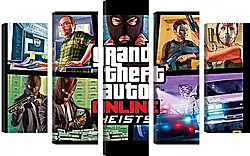 Модульная картина - Grand Theft Auto Online Модульная картина - Grand Theft Auto Online