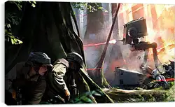 Постер на подрамнике - Star Wars Battlefront Постер на подрамнике - Star Wars Battlefront