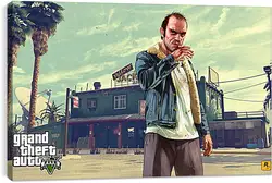 Постер на подрамнике - Grand Theft Auto V Постер на подрамнике - Grand Theft Auto V