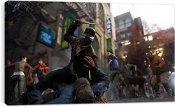 Постер на подрамнике - Watch Dogs Постер на подрамнике - Watch Dogs
