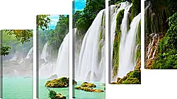 Модульная картина - Водопад Модульная картина - Водопад