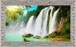 Картина в раме - Водопад Картина в раме - Водопад